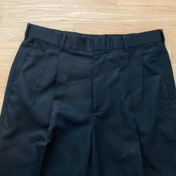 Perry Ellis Portfolio Men's Dress Pants, Black, 32x30, Polyester - Picture 3 of 8